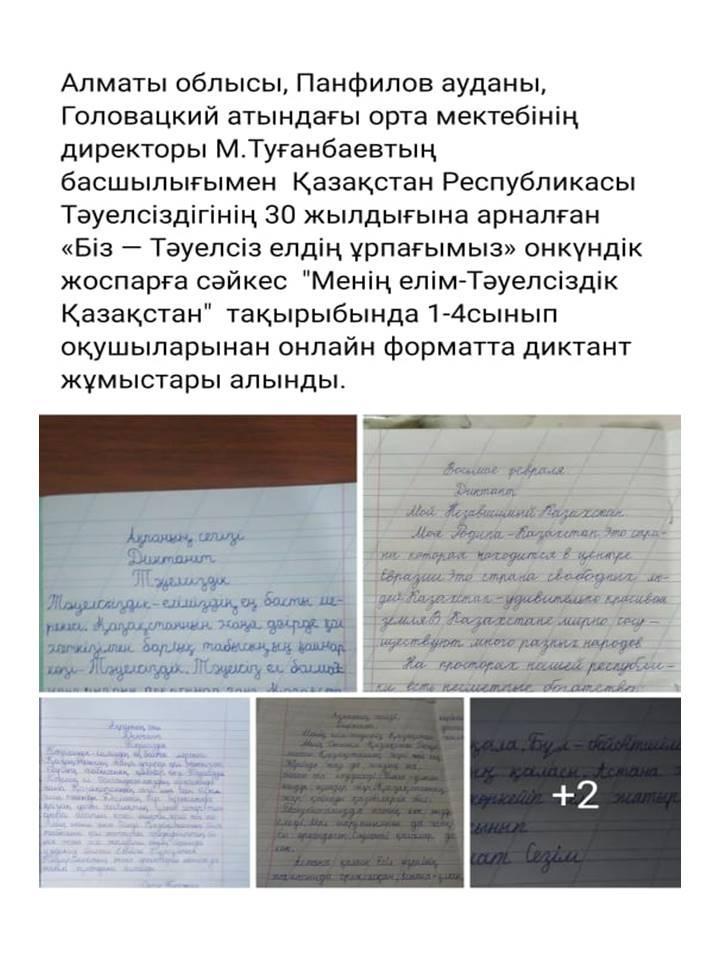2020-2021оқу жылындағы онлайн форматта өткізілген іс-шаралар