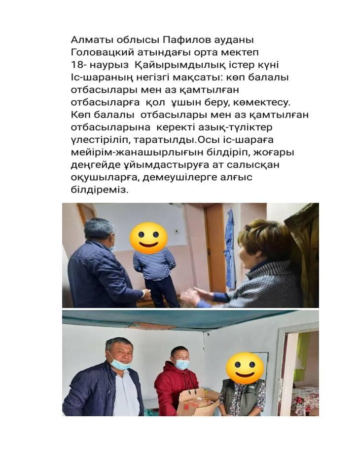 2020-2021оқу жылындағы онлайн форматта өткізілген іс-шаралар